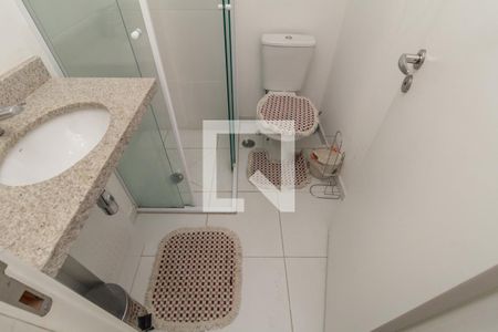 Banheiro de kitnet/studio à venda com 1 quarto, 23m² em Centro, São Paulo