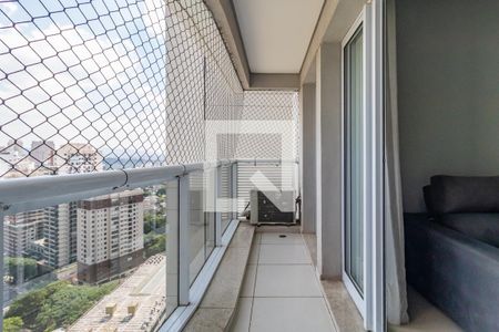 Varanda da Sala de apartamento para alugar com 1 quarto, 50m² em Melville Empresarial Ii, Barueri