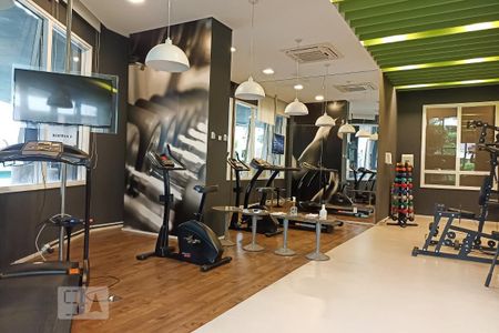 Apartamento para alugar com 50m², 1 quarto e 1 vaga Apartamento para alugar com 50m², 1 quarto e 1 vagaÁrea comum - Academia