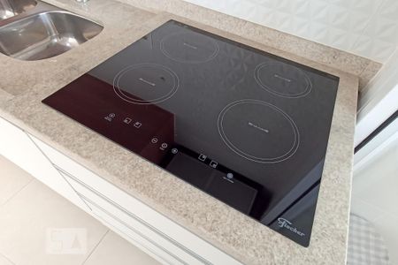 Apartamento para alugar com 50m², 1 quarto e 1 vaga Apartamento para alugar com 50m², 1 quarto e 1 vagaDetalhe cozinha - Cooktop