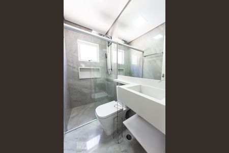 Casa de condomínio à venda com 85m², 2 quartos e 1 vagaBanheiro da Suíte 1