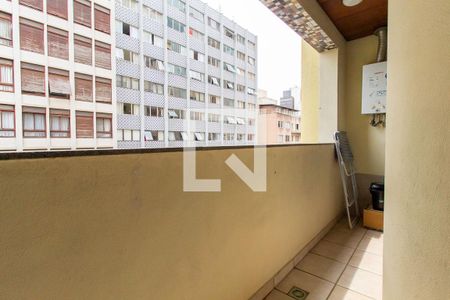 Sacada de apartamento para alugar com 1 quarto, 50m² em Centro, Curitiba