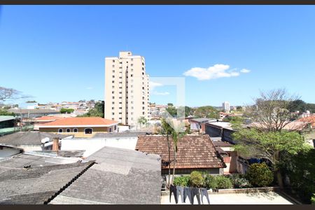 Casa de condomínio à venda com 84m², 3 quartos e 2 vagasVista varanda da suíte