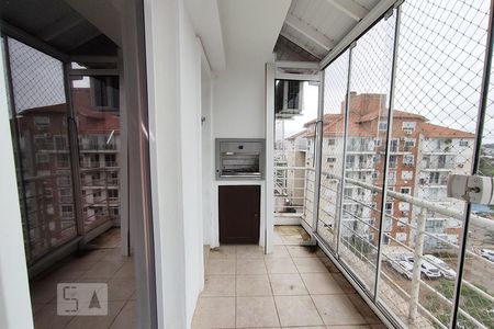 Sacada com Churrasqueira de apartamento para alugar com 2 quartos, 80m² em Igara, Canoas