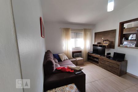 Sala de apartamento à venda com 1 quarto, 50m² em Marechal Rondon, Canoas