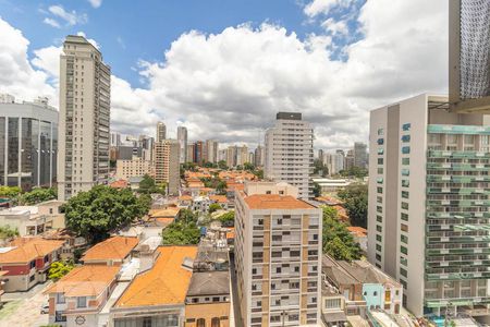Quarto - vista de kitnet/studio para alugar com 1 quarto, 45m² em Jardim Paulista, São Paulo