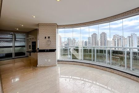Varanda da Sala de apartamento para alugar com 4 quartos, 298m² em Jardim Analia Franco, São Paulo