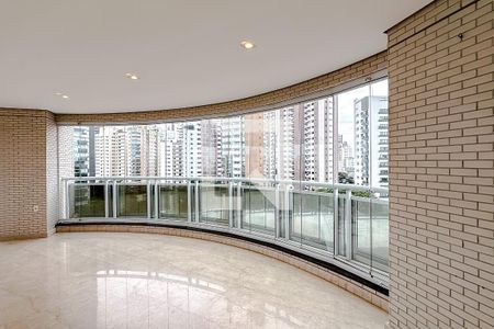 Varanda da Sala de apartamento para alugar com 4 quartos, 298m² em Jardim Analia Franco, São Paulo