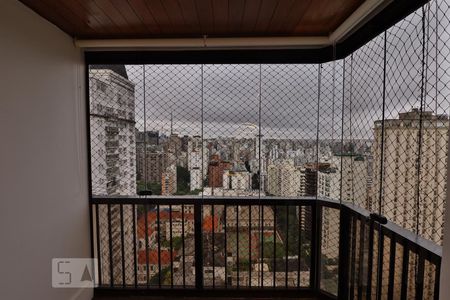 Sacada da Sala de apartamento à venda com 3 quartos, 95m² em Cerqueira César, São Paulo
