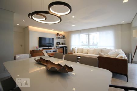 Sala de apartamento para alugar com 3 quartos, 158m² em Indianópolis, São Paulo