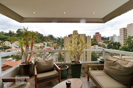 Varanda da Sala de apartamento para alugar com 4 quartos, 261m² em Vila Morumbi, São Paulo