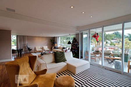 Sala de apartamento para alugar com 4 quartos, 261m² em Vila Morumbi, São Paulo