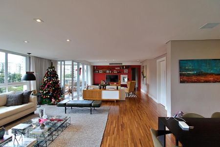 Sala de apartamento para alugar com 4 quartos, 261m² em Vila Morumbi, São Paulo