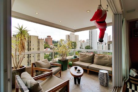 Varanda da Sala de apartamento para alugar com 4 quartos, 261m² em Vila Morumbi, São Paulo