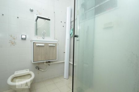 Banheiro de kitnet/studio à venda com 1 quarto, 40m² em Glória, Rio de Janeiro