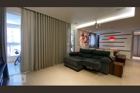 Sala de apartamento para alugar com 2 quartos, 104m² em Vila da Serra, Nova Lima