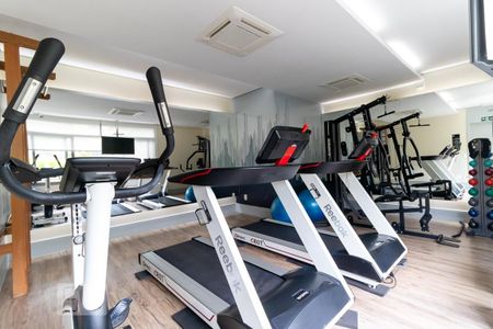 Studio para alugar com 32m², 1 quarto e 1 vaga Studio para alugar com 32m², 1 quarto e 1 vagaAcademia