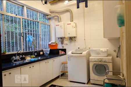Área de Serviço de apartamento à venda com 3 quartos, 275m² em Humaitá, Rio de Janeiro