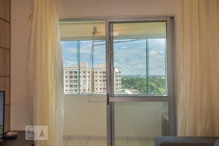 Vista da sala de apartamento para alugar com 2 quartos, 60m² em Parque Oeste Industrial, Goiânia