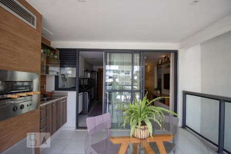Varanda Gourmet de apartamento à venda com 3 quartos, 90m² em Recreio dos Bandeirantes, Rio de Janeiro