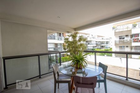 Varanda Gourmet de apartamento à venda com 3 quartos, 90m² em Recreio dos Bandeirantes, Rio de Janeiro
