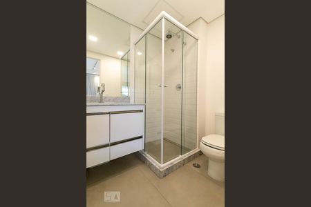 Banheiro  de kitnet/studio para alugar com 1 quarto, 39m² em Jardim Paulista, São Paulo