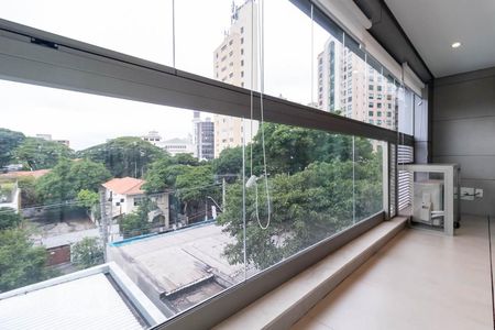 Varanda de kitnet/studio para alugar com 1 quarto, 39m² em Jardim Paulista, São Paulo