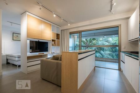 Sala/Cozinha de kitnet/studio para alugar com 1 quarto, 44m² em Jardim Paulista, São Paulo