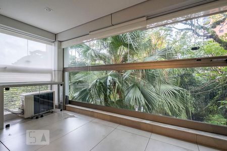Sala - Varanda de kitnet/studio para alugar com 1 quarto, 44m² em Jardim Paulista, São Paulo