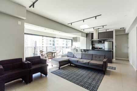 Sala de apartamento à venda com 2 quartos, 86m² em Vila Olímpia, São Paulo