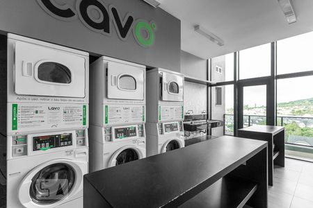 Studio à venda com 45m², 1 quarto e 1 vaga Studio à venda com 45m², 1 quarto e 1 vagaÁrea comum - Lavanderia