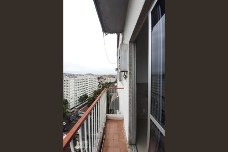 Varanda da Sala de apartamento para alugar com 3 quartos, 110m² em Engenho Novo, Rio de Janeiro