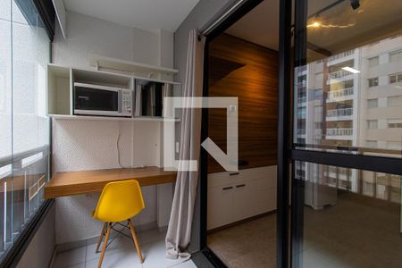 Varanda de kitnet/studio à venda com 1 quarto, 22m² em Centro, São Paulo