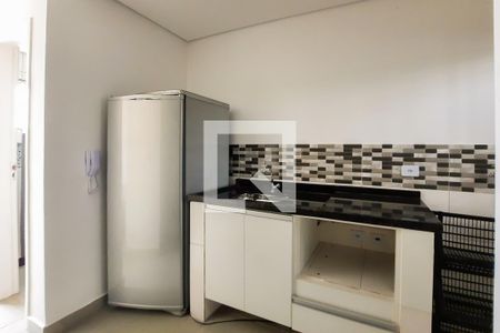 Cozinha de apartamento para alugar com 1 quarto, 40m² em Vila Santa Luzia, São Bernardo do Campo