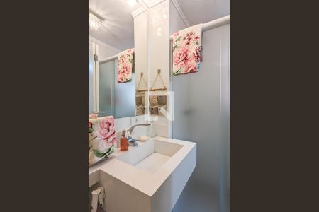 Banheiro da suíte de apartamento para alugar com 3 quartos, 70m² em Suiço, São Bernardo do Campo