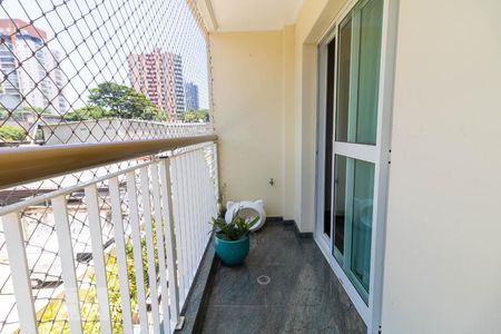 Varanda da Sala de apartamento à venda com 3 quartos, 147m² em Jardim, Santo André