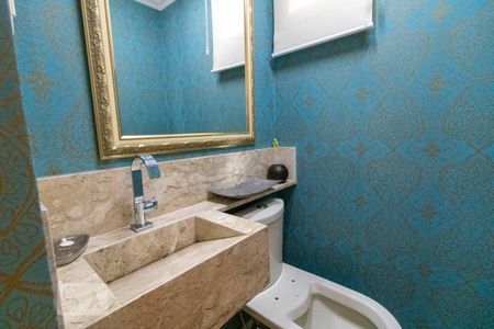 lavabo de apartamento à venda com 3 quartos, 147m² em Jardim, Santo André