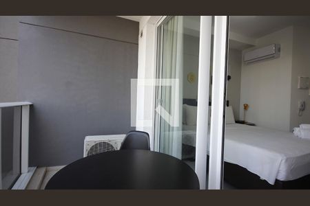 Studio à venda com 25m², 1 quarto e sem vagaVaranda