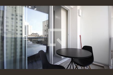 Studio à venda com 25m², 1 quarto e sem vagaVaranda