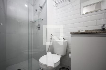 Banheiro de kitnet/studio à venda com 1 quarto, 25m² em Sé, São Paulo