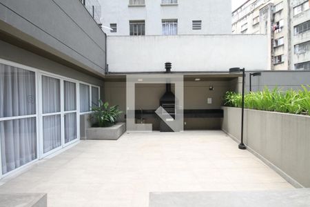 Studio à venda com 25m², 1 quarto e sem vagaChurrasqueira