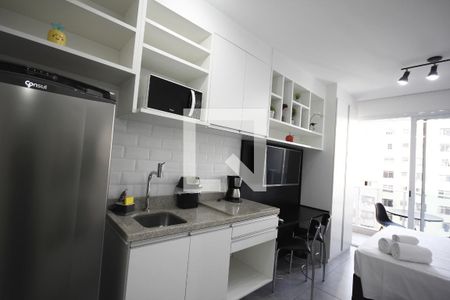 Studio à venda com 25m², 1 quarto e sem vagaCozinha