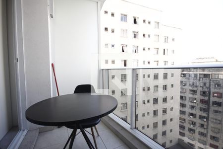 Studio à venda com 25m², 1 quarto e sem vagaVaranda
