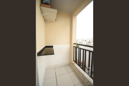 Varanda da Sala de apartamento à venda com 1 quarto, 35m² em Sul (águas Claras), Brasília