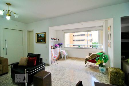 Sala de apartamento à venda com 3 quartos, 132m² em Vila Lea, Santo André