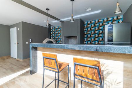 Studio para alugar com 35m², 1 quarto e 1 vagaChurrasqueira
