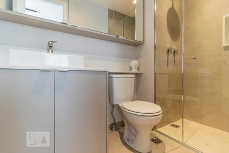 Banheiro de kitnet/studio à venda com 1 quarto, 35m² em Consolação, São Paulo