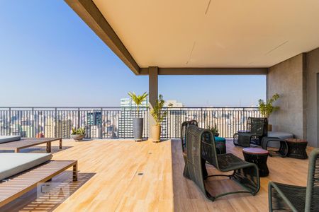 Studio para alugar com 35m², 1 quarto e 1 vagaTerraço