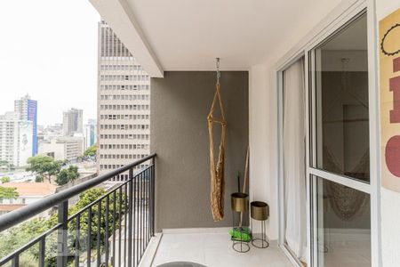 Varanda de kitnet/studio à venda com 1 quarto, 35m² em Consolação, São Paulo