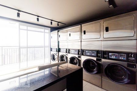 Studio para alugar com 35m², 1 quarto e 1 vagaLavanderia